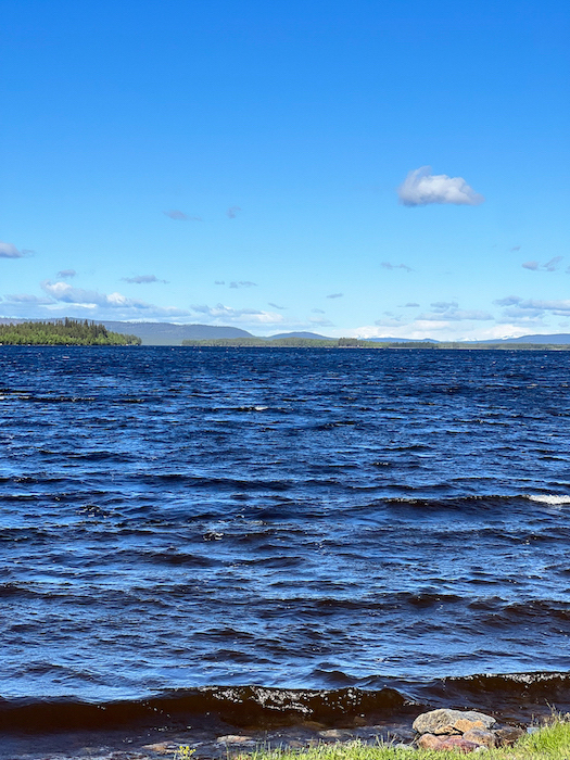 ein See Schwedisch Lappland