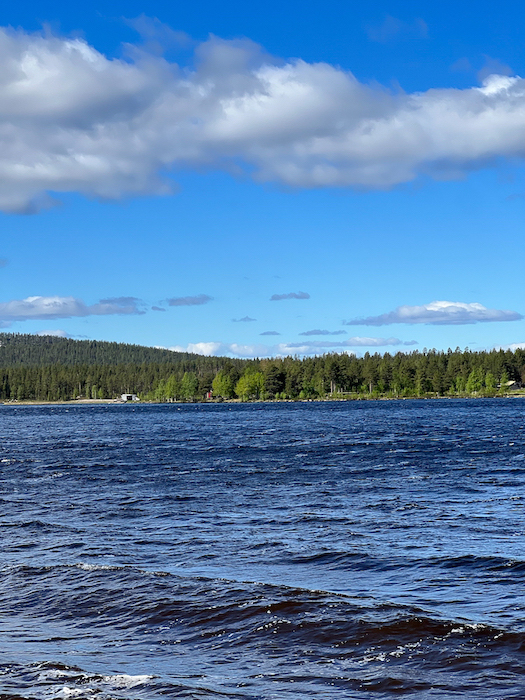 ein See Schwedisch Lappland