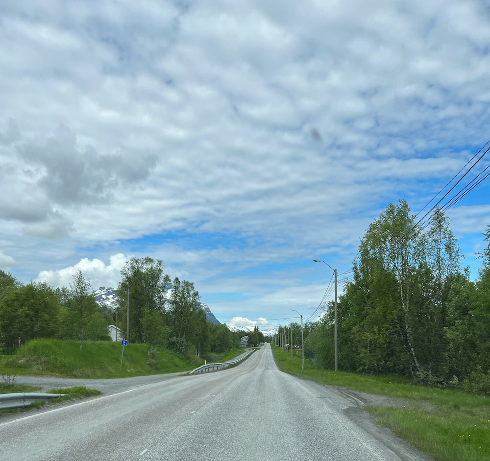 Anfahrt nach Senja von Finnsnes aus