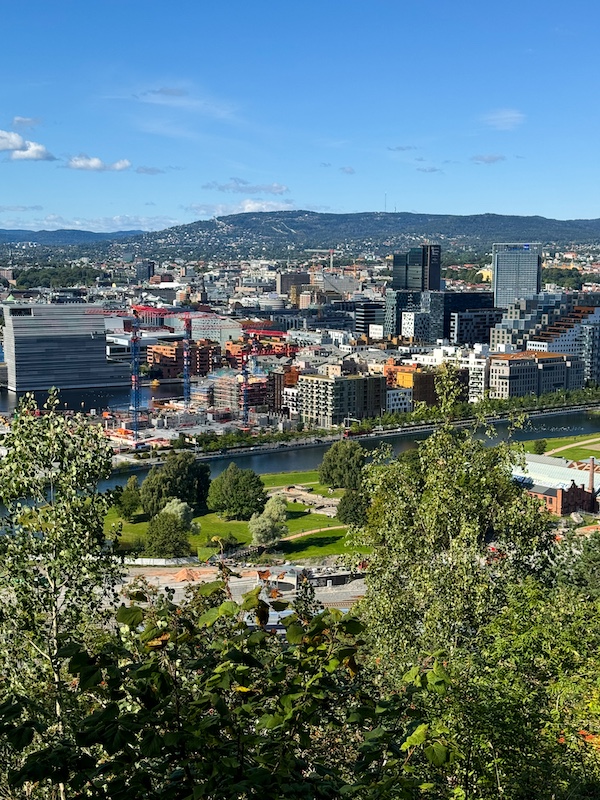 Oslo vom Ekebergpark fotografiert