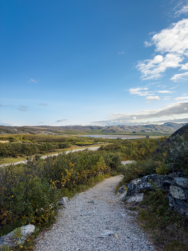 Ausblick über das Delta vom Jakobselv