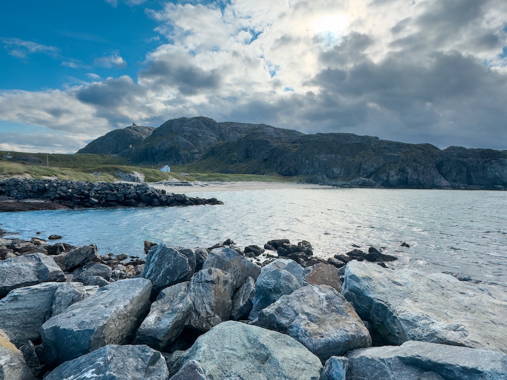 Sandstrand in Grense Jakobselv